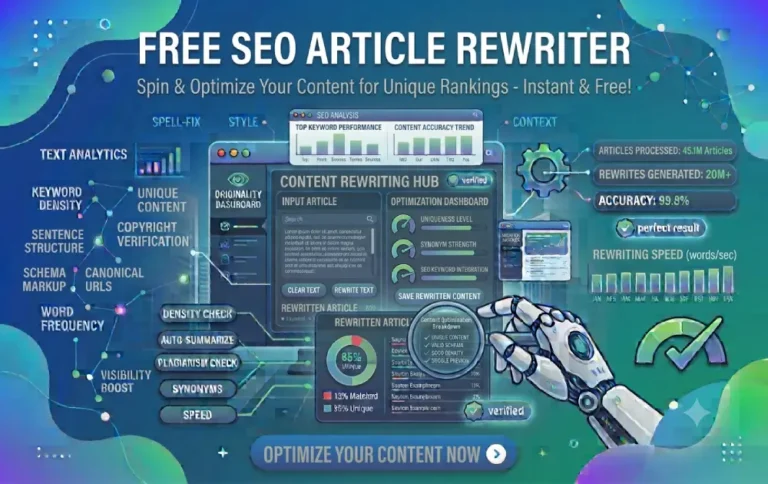 Free SEO Article Rewriter